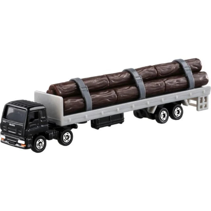 Long Type Tomica No.125 Isuzu Giga Timber Transport Truck